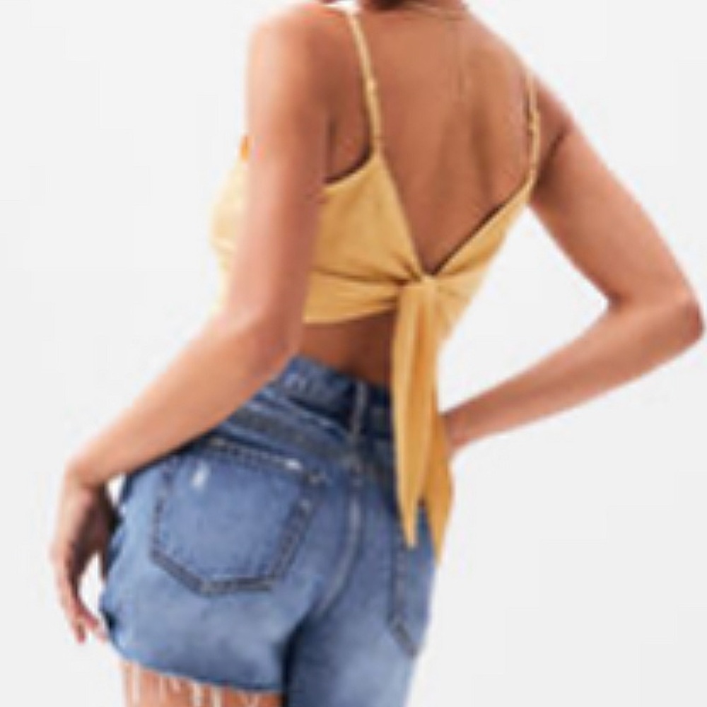 Tie back cami tank